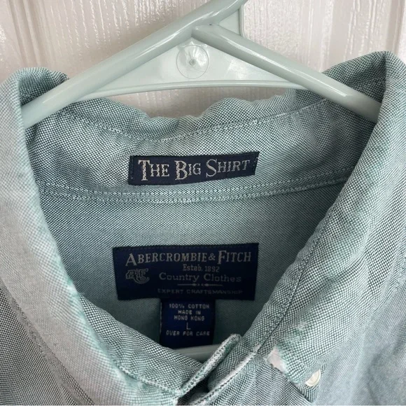 Abercrombie & Fitch The Big Shirt Country Clothes Button Down Shirt Vintage - Picture 2 of 5